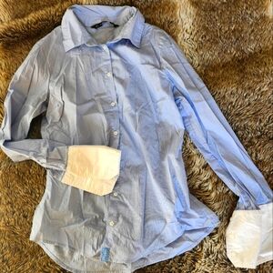 Zara women's small button up shirt